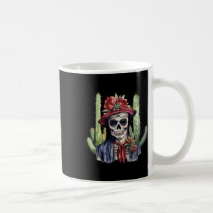 Sugar Skull Mexican Flag Cinco De Mayo Dia De Los Coffee Mug
