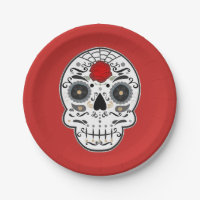 Sugar Skull Mexican Spanish Skeleton Party