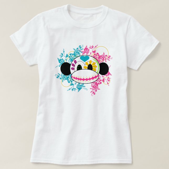 Sugar Skull Monkey Tee (Design Front)