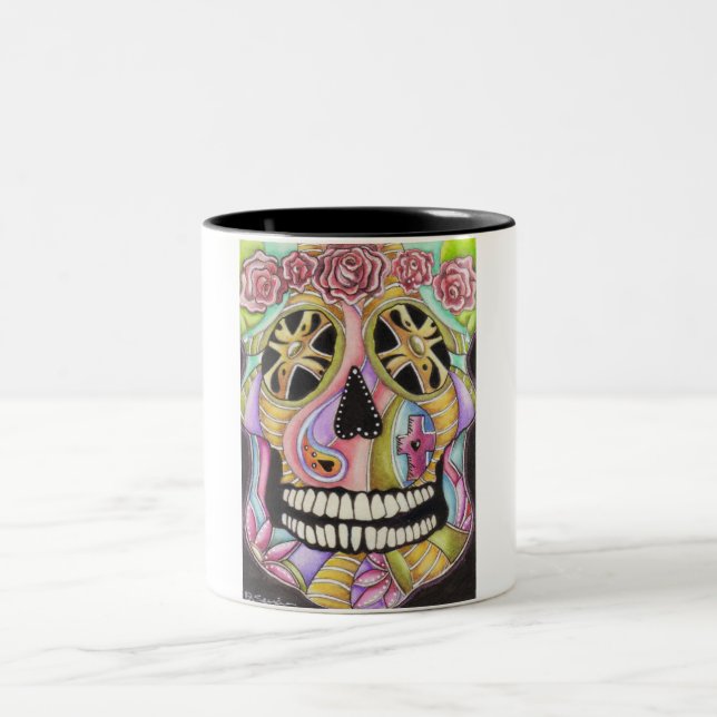 Sugar Skull Mug (Center)