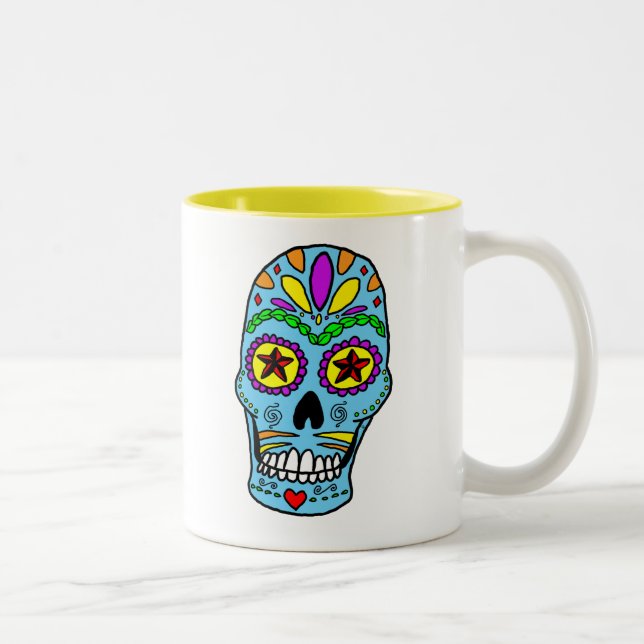 Sugar Skull Mug (Right)