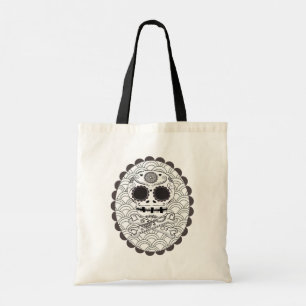Sugar Skull n Crossbones Pirate  Book Shopping Tote Bag