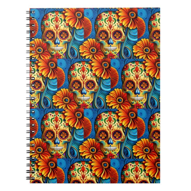 Sugar Skull Notebook (Front)