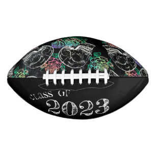 Sugar Skull Ombre Roses   Gothic Pastel Graduation Football