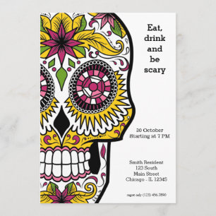 Sugar Skull party Invitation