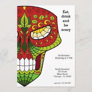 Sugar Skull party Invitation