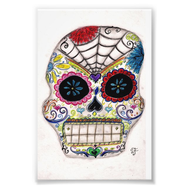Sugar Skull Photo Print (Front)