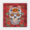 Sugar Skull Pink Red Roses Holidays Kitchen