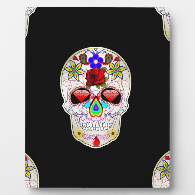 sugar skull plaque (Front)