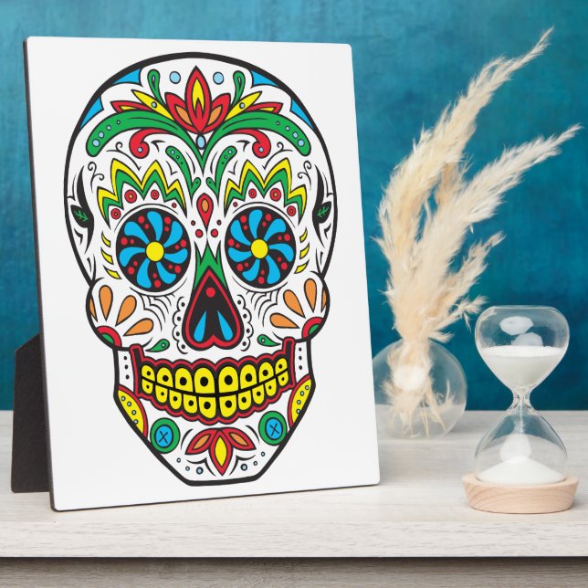 Sugar Skull Plaque (Side)