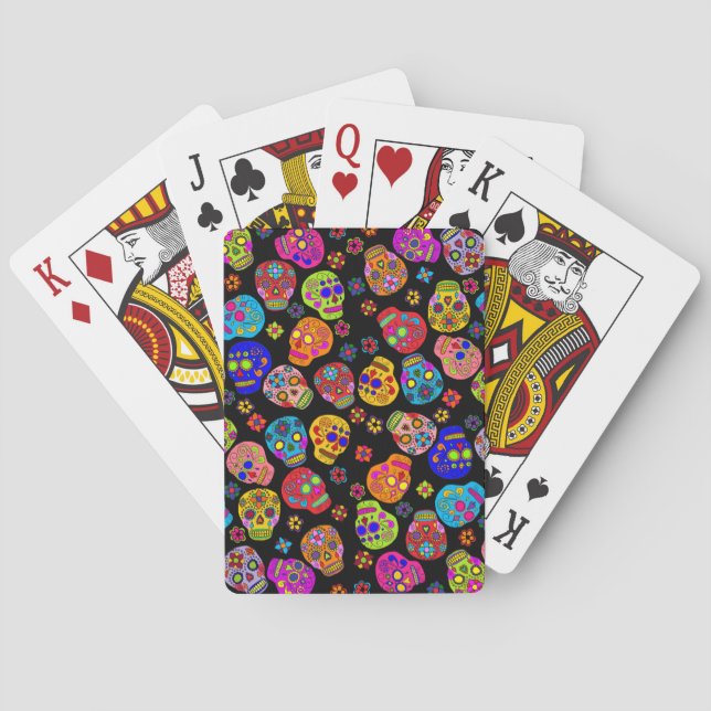 Sugar Skull Playing Cards (Back)