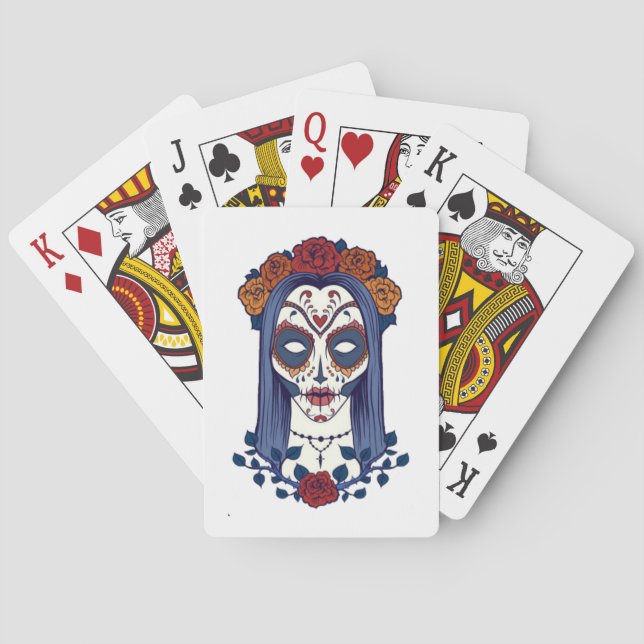 Sugar Skull Playing Cards (Back)