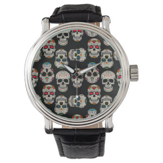 Sugar Skull Print Watch