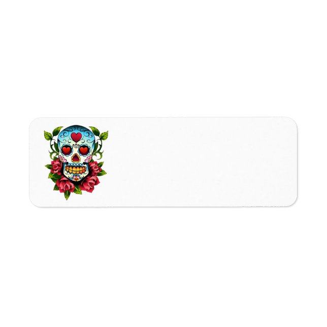 Sugar Skull Return Address Label (Front)