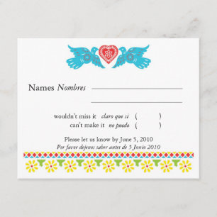 Sugar Skull RSVP Card