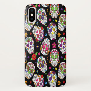 Sugar skull Scary and bloodcurdling intimidating Case-Mate iPhone Case
