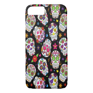 Sugar skull Scary and bloodcurdling intimidating Case-Mate iPhone Case