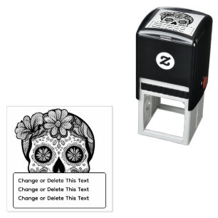 Sugar Skull Self-inking Stamp