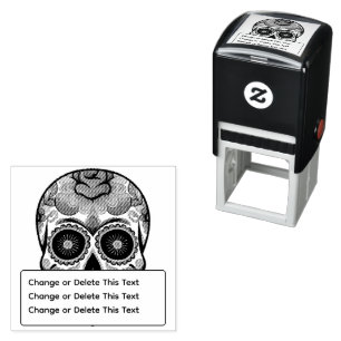 Sugar Skull Self-inking Stamp