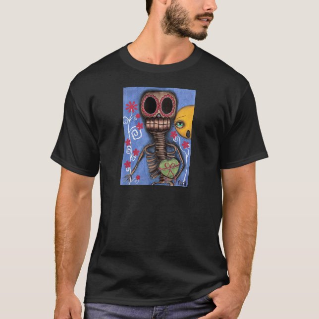 sugar skull Skeleton Day of the Dead Shirt (Front)