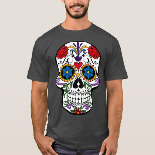 Sugar Skull  Skeleton  Women Men Halloween Gift T-Shirt