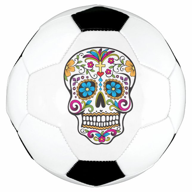 Sugar Skull Soccer Ball (Front)
