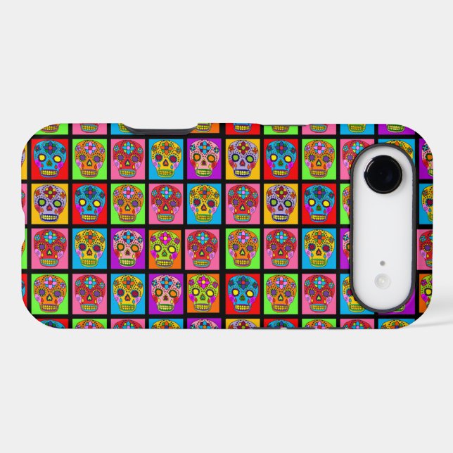 Sugar Skull Squares (Back (Horizontal))