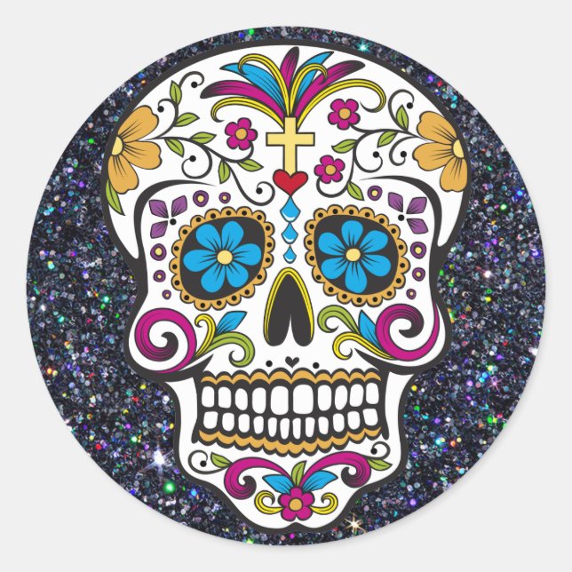 Sugar skull Sticker (Front)