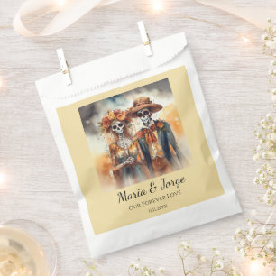 Sugar Skull Sweethearts Dia de los Muertos Favour Bag