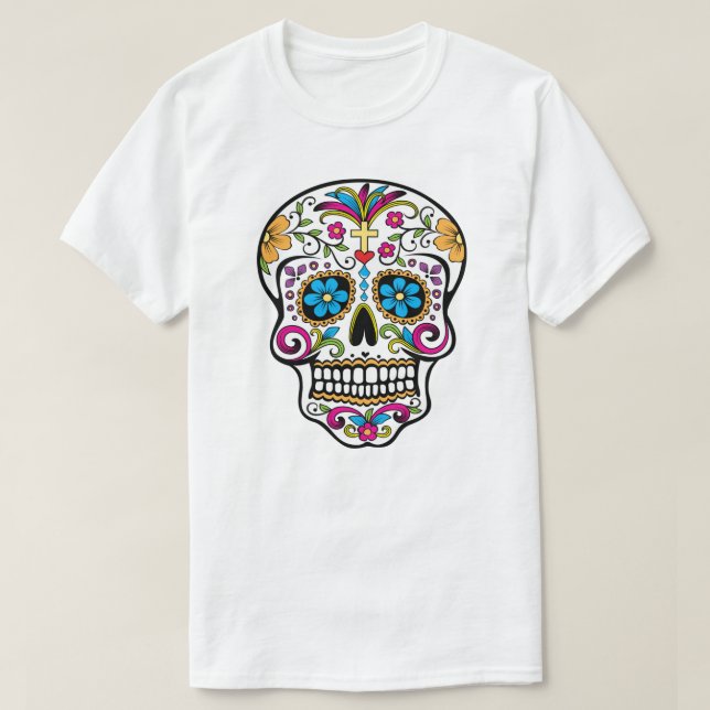 Sugar Skull T-Shirt (Design Front)