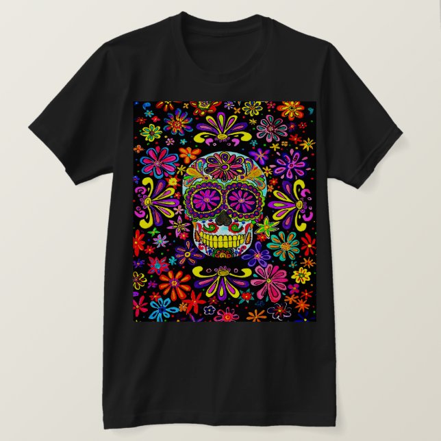 Sugar Skull T-Shirt (Design Front)