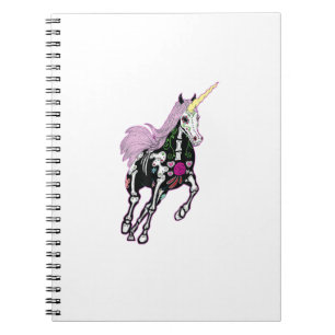 Sugar Skull Unicorn Day Of The Death T-Shirt Notebook