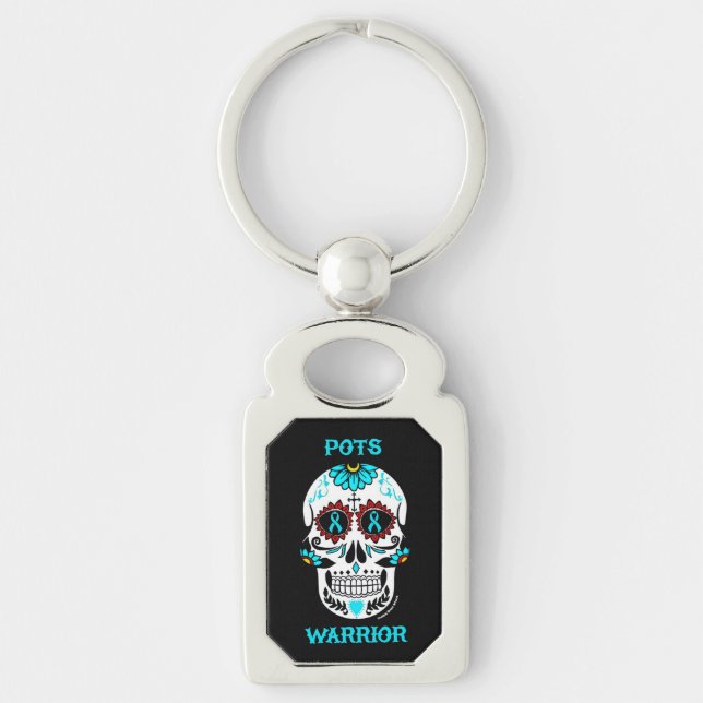 Sugar Skull/Warrior...POTS Key Ring (Front)