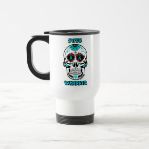 Sugar Skull/Warrior...POTS Travel Mug