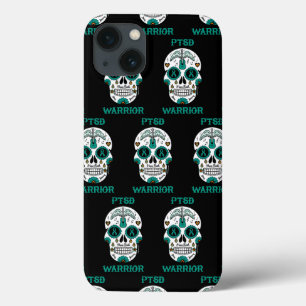 Sugar Skull/Warrior...PTSD iPhone 13 Case