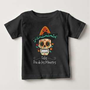 Sugar Skull with Hat Dia de Muertos   Shirt