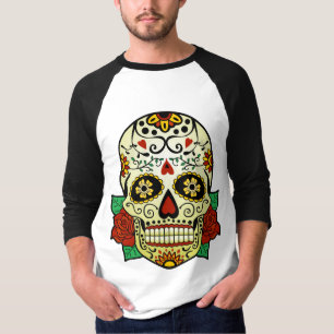 Sugar Skull with Roses T-Shirt