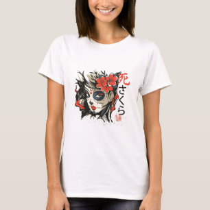 Sugar Skull Woman Gift For Day Of The Dead Lover T-Shirt