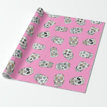 Sugar Skull Wrapping Paper