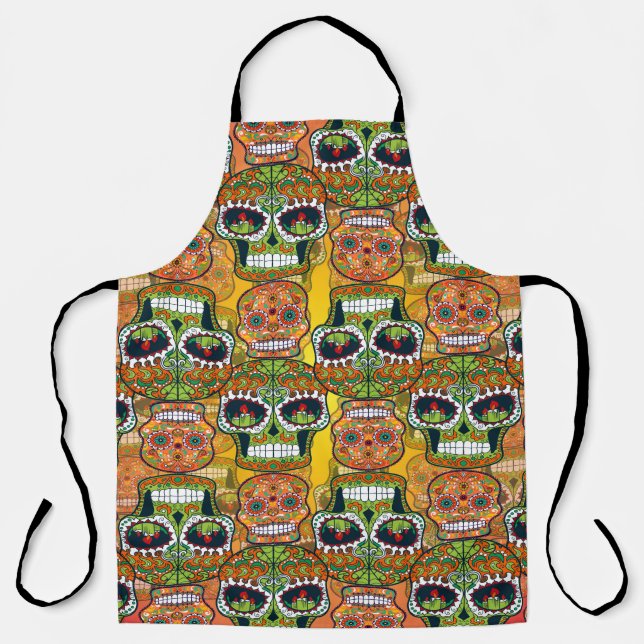 Sugar Skulls Apron (Front)
