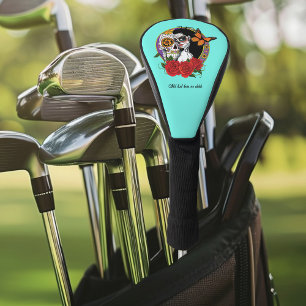Sugar Skulls Art Nouveau Golf Head Cover