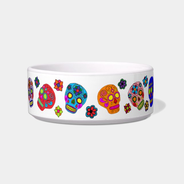 Sugar Skulls Bowl (Left)