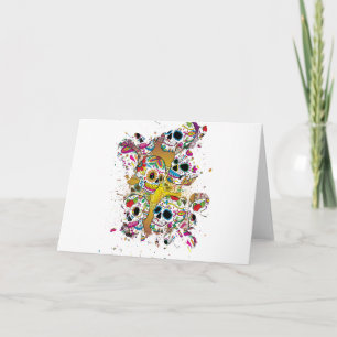 Sugar Skulls Card