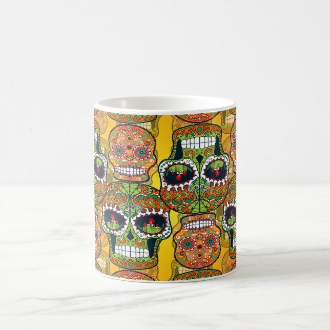 Sugar Skulls Coffee Mug (Center)