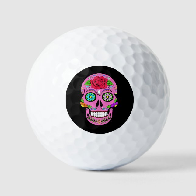 Sugar Skulls Golf Balls (Front)