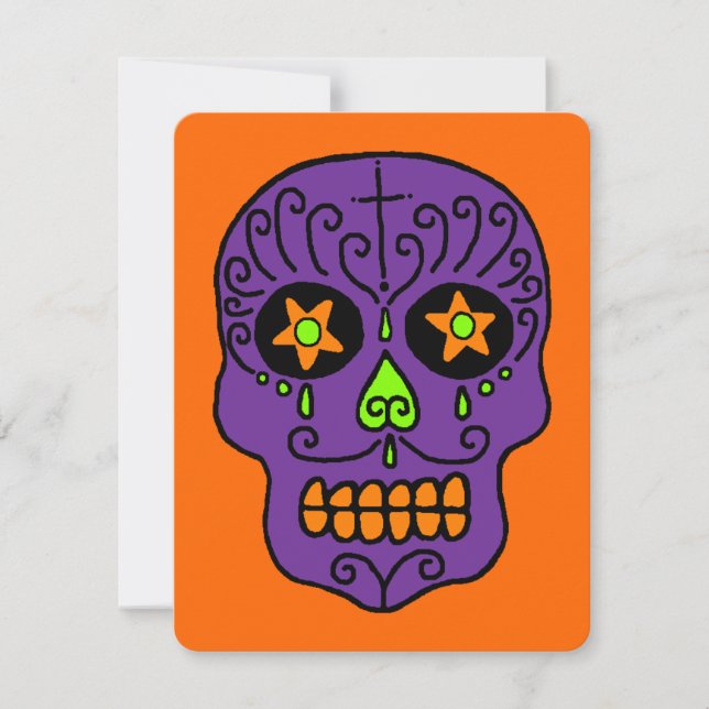 Sugar Skulls Invitation (Front)