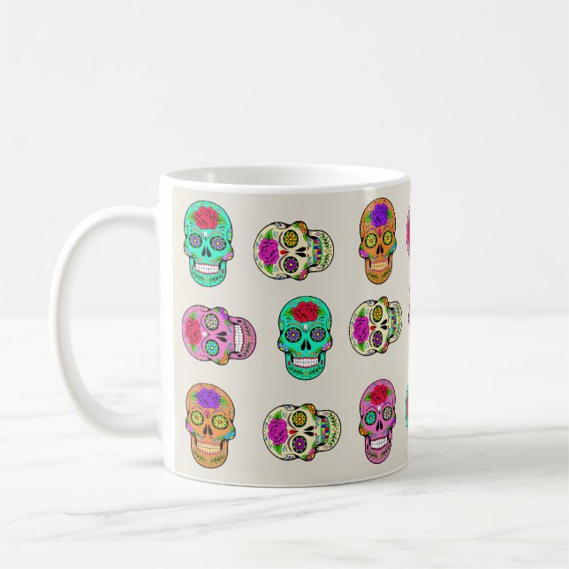 Sugar Skulls Mug (Left)
