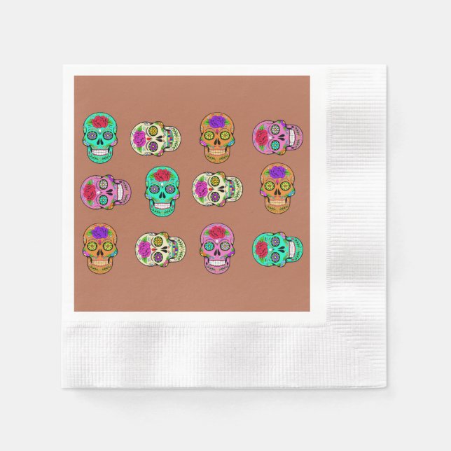 Sugar Skulls  Napkin (Front)