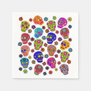 Sugar Skulls Napkin