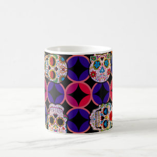 Sugar Skulls Pattern Coffee Mug